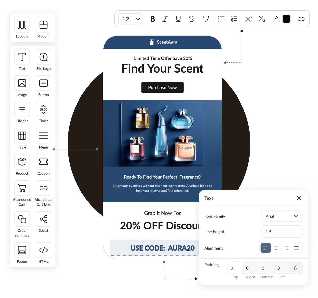 Drag and Drop Email Builder