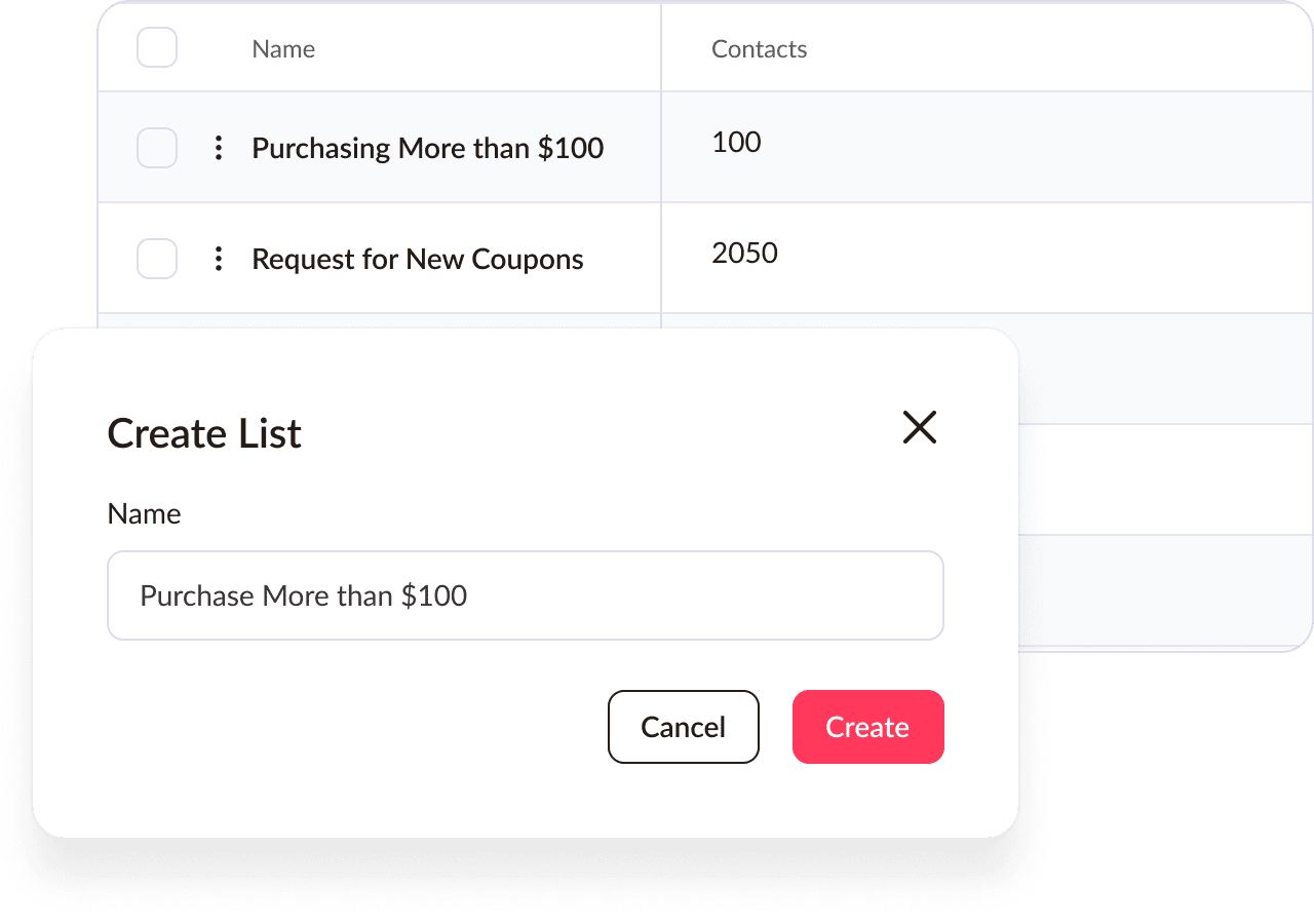Mange Your Contact List