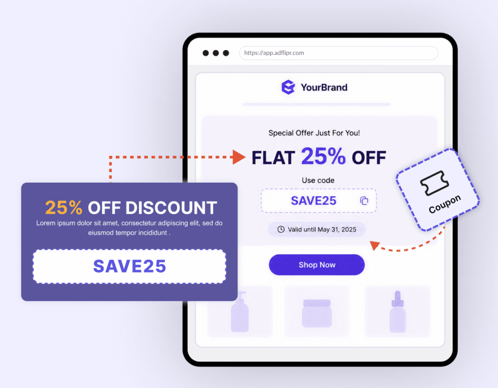 Adflipr - Coupon Block