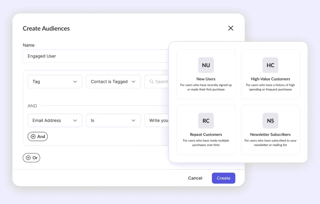 Adflipr Create Smart Audiences Feature