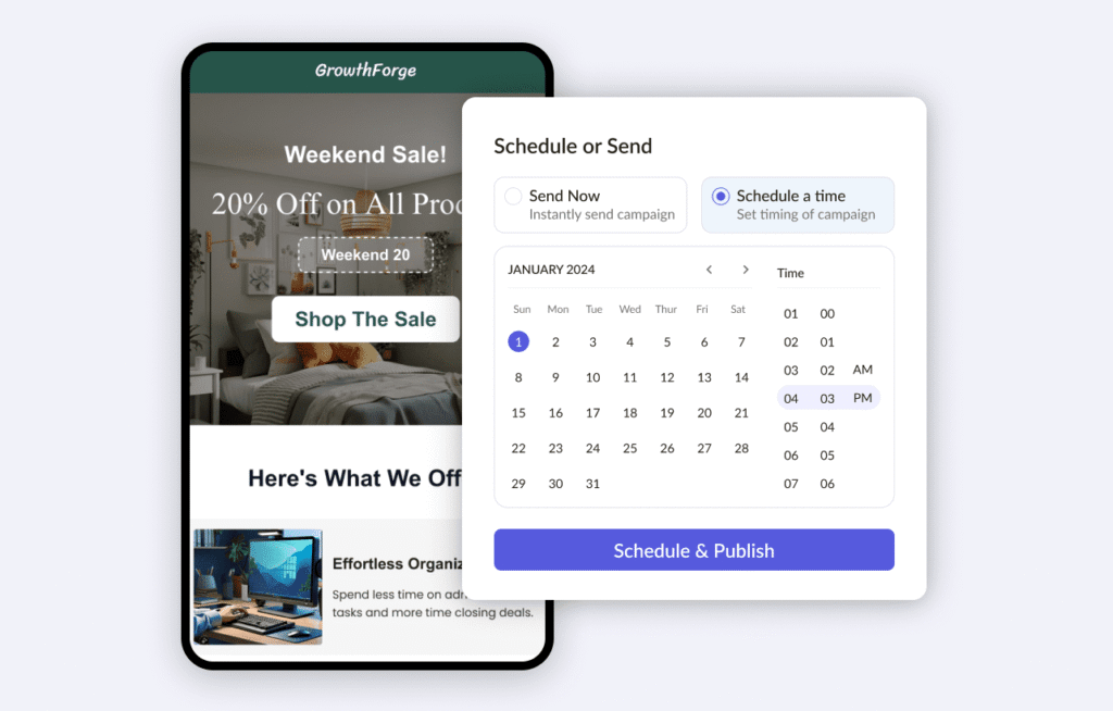 Adflipr Email Campaign Feature