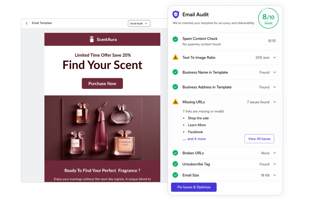 Adflipr email campaign Audit