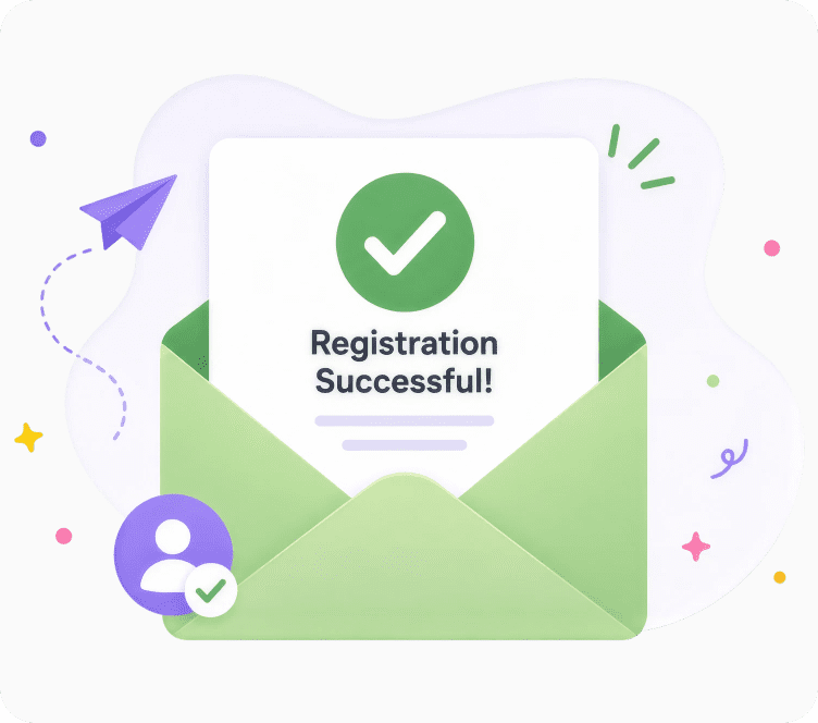 User Registration Success Message