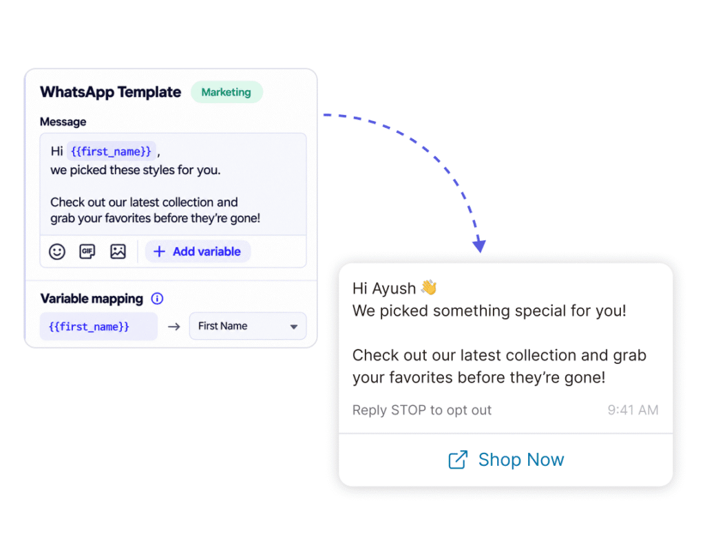 Personalized Messages and Smart Segments